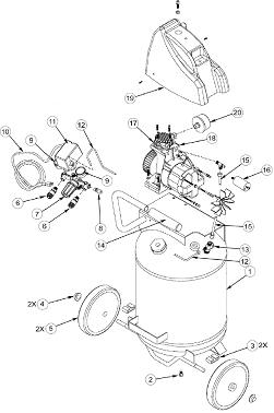 Coleman VLP0881203 Breakdown